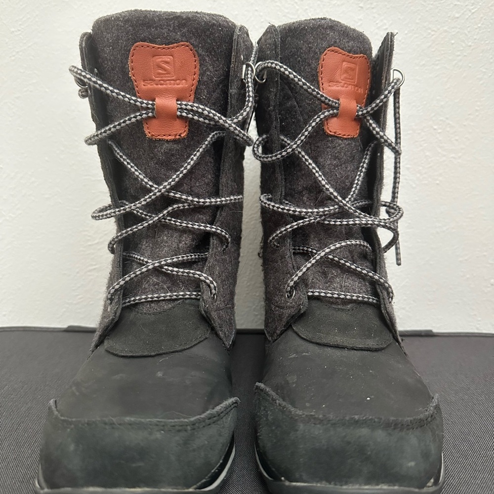 Salomon Black Winter Boots